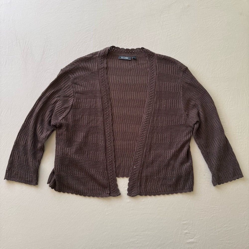 Elementz Open Stitch Knit Cardigan